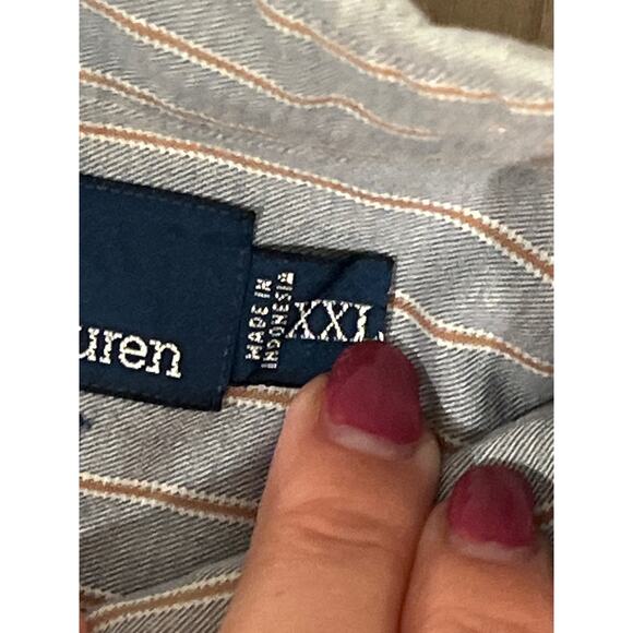 Polo Ralph Lauren, Blue/Red Stripe, Size XXL, Merrin, 1046L - Picture 4 of 5